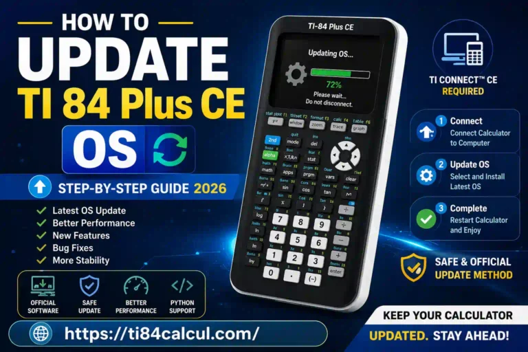 update TI 84 Plus CE OS