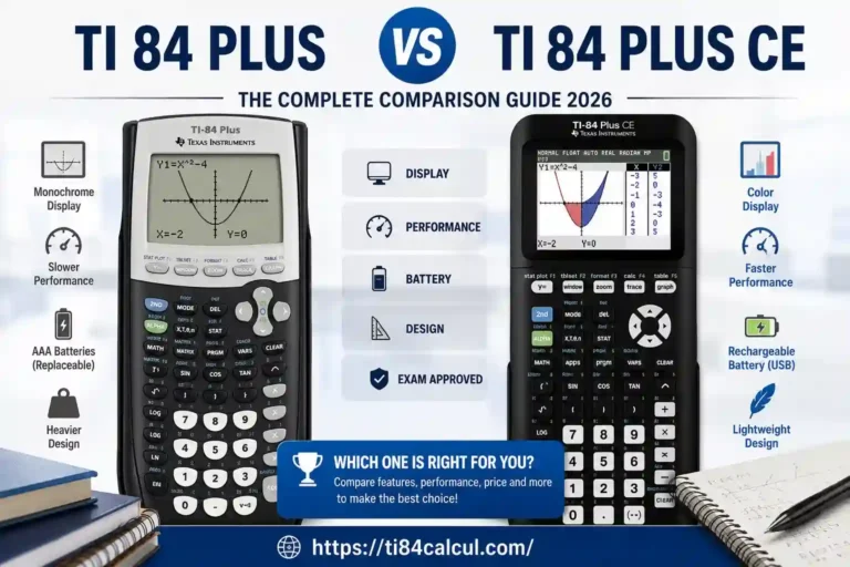TI 84 Plus vs TI 84 Plus CE 2026 Full Comparison Guide 4 ti 84 plus vs ti 84 plus ce